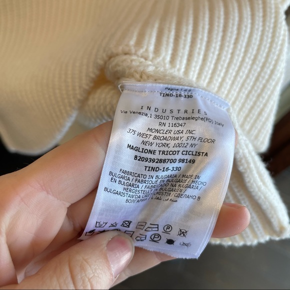 Moncler Mock Cable Knit Sweater - Picture 4 of 15